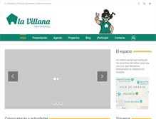 Tablet Screenshot of lavillana.org